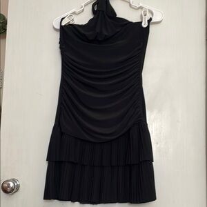 Lipstick Boutique Strapless Black Dress